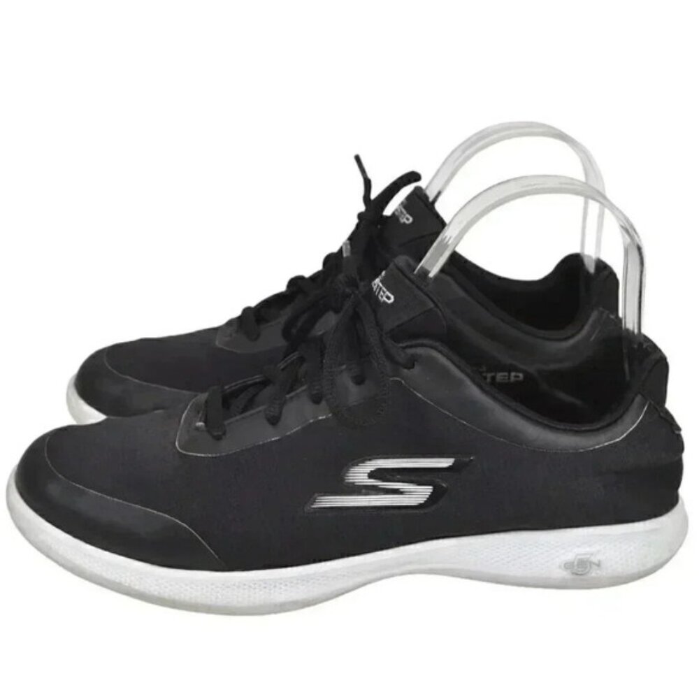Skechers Go Step Lite Goga Max  Walking Shoe Athletic Black Size 7 5